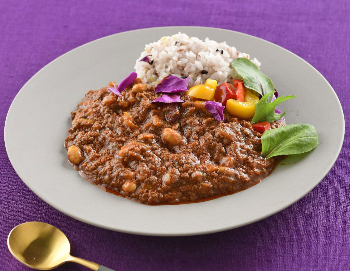 お豆入り ヘルシー キーマカレー