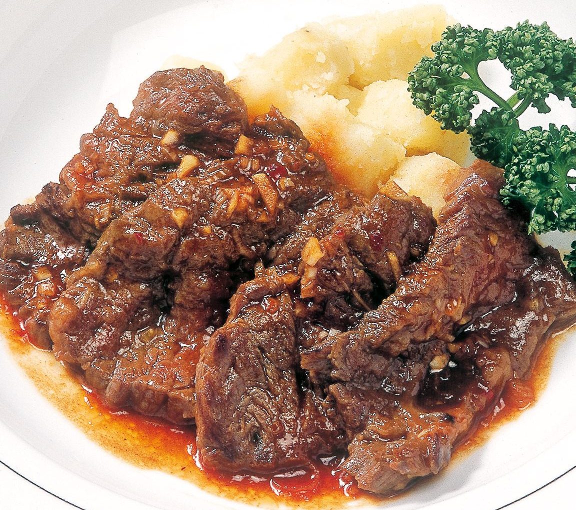 牛バラのケチャップ焼き